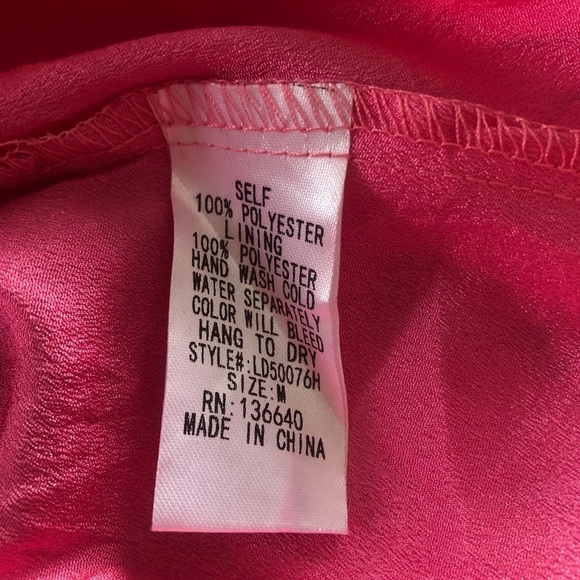 L'ATISTE BY AMY Pink Sheer Cut Out Maxi Dress NWT Size M Beach Cover - Picture 9 of 13